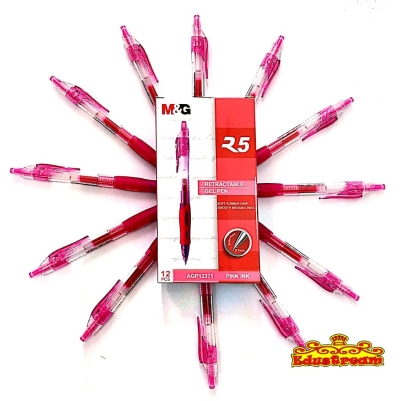 M&G R5 Gel Pen 0.7mm Pink (12Pcs/Box)