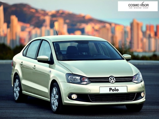 VOLKSWAGEN POLO / VENTO SEDAN 2009 - ABOVE = COSMO DOOR VISOR