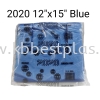 2020 12"x15" Blue Single Bag/PP Hole Bag Plastic Bag