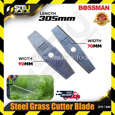 BOSSMAN S70/ S90 1PCS 70/90MM x 305MM Steel Grass Cutter Blade