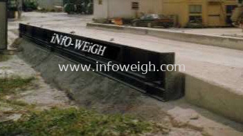 Steel Deck Portable Weighbridge with Concrete Ramp