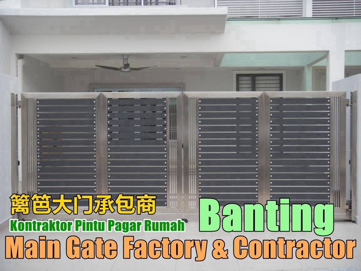 Main Gate Banting    Selangor / Kuala Lumpur / Klang / Puchong  / Kepong  / Shah Alam Metal Works Grille / Iron / Metal Works Merchant Lists