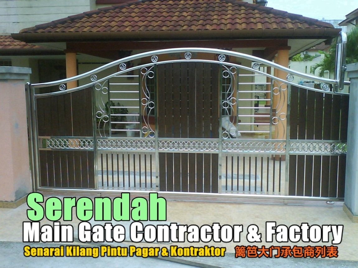 Main Gate Serendah Selangor / Kuala Lumpur / Klang / Puchong  / Kepong  / Shah Alam Metal Works Grille / Iron / Metal Works Merchant Lists