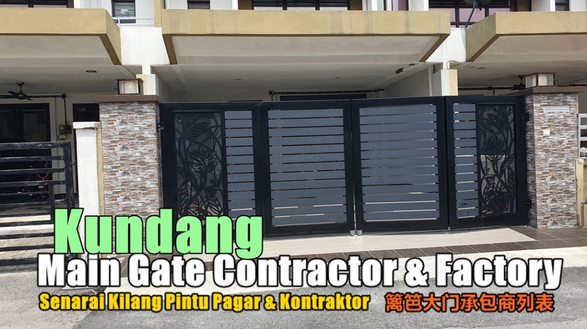 Main Gate Kundang Selangor / Kuala Lumpur / Klang / Puchong  / Kepong  / Shah Alam Metal Works Grille / Iron / Metal Works Merchant Lists