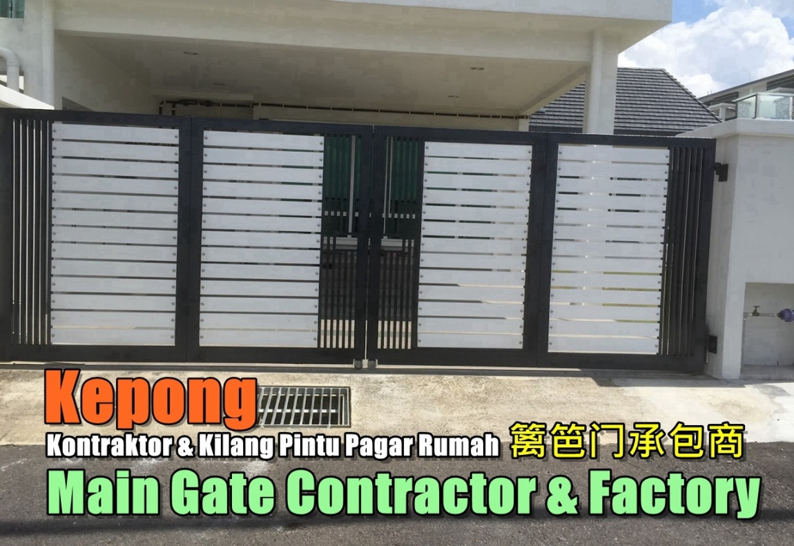 Main Gate Kepong Selangor / Kuala Lumpur / Klang / Puchong  / Kepong  / Shah Alam Metal Works Grille / Iron / Metal Works Merchant Lists