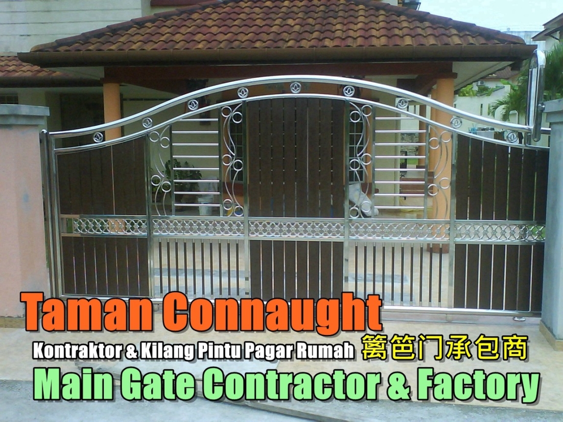 Main Gate Taman Connaught Selangor / Kuala Lumpur / Klang / Puchong  / Kepong  / Shah Alam Metal Works Grille / Iron / Metal Works Merchant Lists