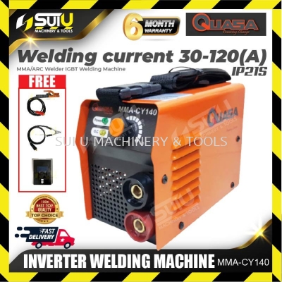 QUASA MMA-CY140 / CY140 MMA Mini Inverter Welding Machine w/ Accessories