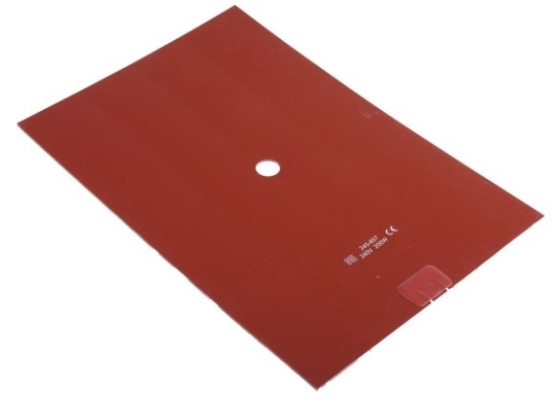  245-657 - RS PRO Silicone Heater Mat, 200 W, 200 x 300mm, 240 V ac