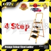 SUMO KING SF024 4 Steps Steel Ladder (Orange Colour) Ladder Home Improvement