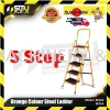 SUMO KING SF025 5 Steps Steel Ladder (Orange Colour) Ladder Home Improvement