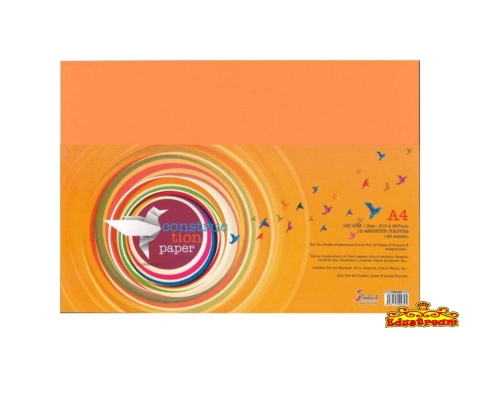 Construction Colour Paper A4 120gsm 40 sheets