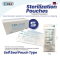 Sterilization Pouches (Self-Sealing) Size S - 57mmX100mm (Code 5511)