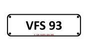 VFS 93 SPECIAL NUMBER 2 DIGIT