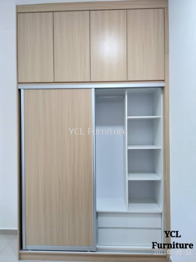 Melamine Wardrobe Sliding Door