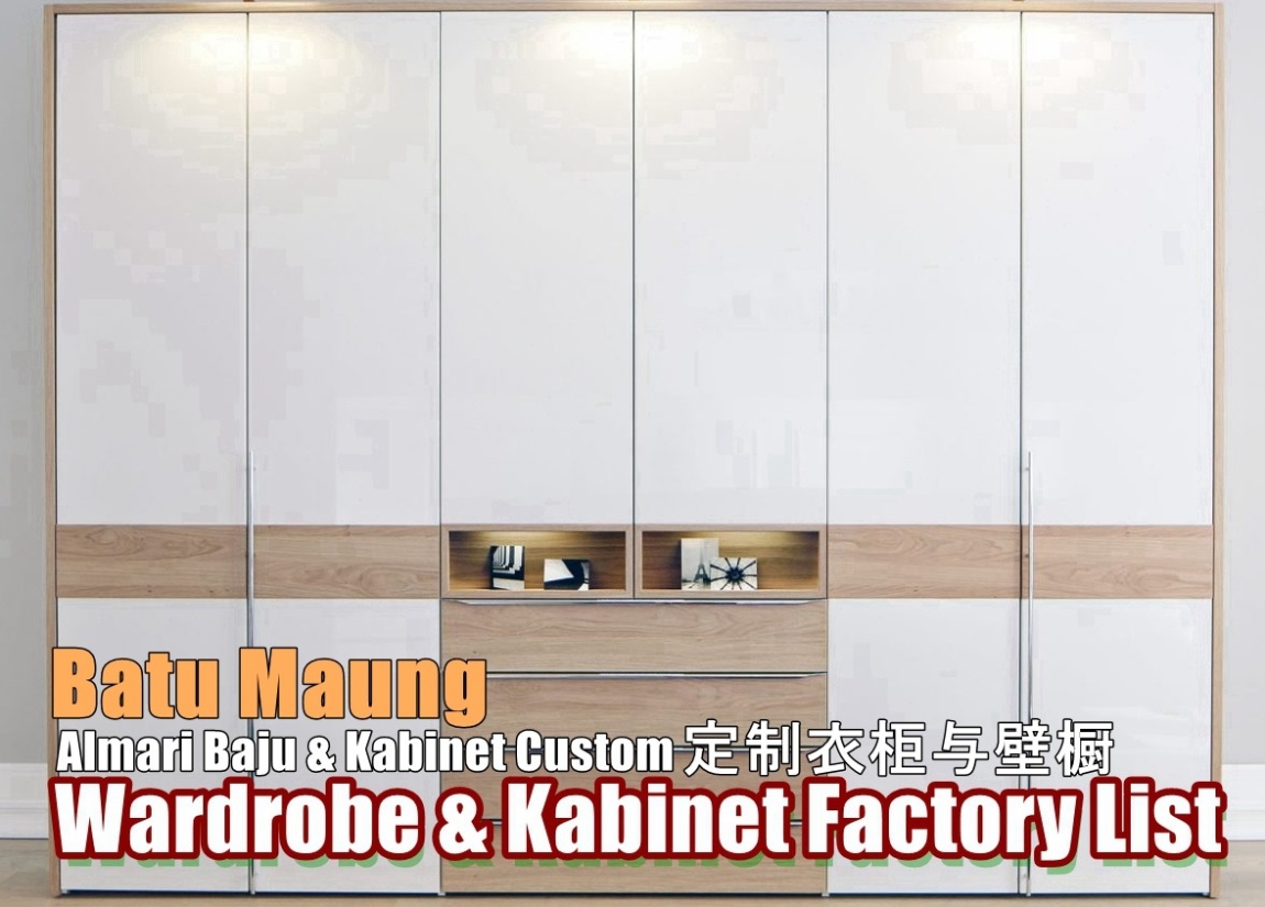 Wardrobe Batu Maung Penang / Butterworth / Simpang Ampat / Bukit Mertajam Built-in Furniture Works Built-in Furniture - Wardrobe & Cabinet  Merchant Lists