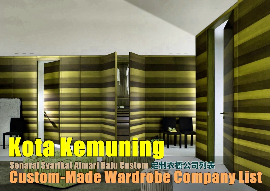 Almari Baju Kota Kemuning Kerja Menbuat Perabot Bina Dalam Di Selangor / Klang / Lembah Klang / Kuala Lumpur Perabot Built-in - Kabinet Baju & Almari Tersuai Senarai Pedagang