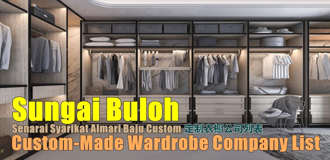 Almari Baju Sungai Buloh Kerja Menbuat Perabot Bina Dalam Di Selangor / Klang / Lembah Klang / Kuala Lumpur Perabot Built-in - Kabinet Baju & Almari Tersuai Senarai Pedagang