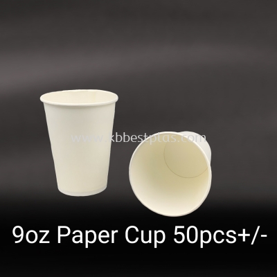 9oz Paper Cup 50pcs+/-