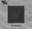 16A UNIVERSAL SOCKET SWITCHES & SOCKETS A77 MATT BLACK SERIES