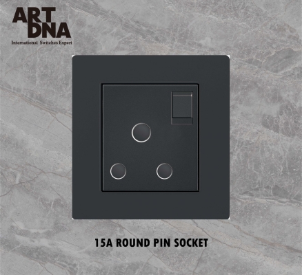 15A ROUND PIN SOCKET