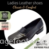 EXPRESS POLO Full Leather Ladies Shoe-LL-90547-BLACK Colour EXPRESS POLO Ladies Shoes Ladies Leather Shoes & Boots