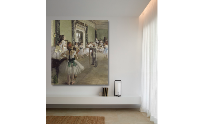 La Classe De Dance by Edgar Degas canvas