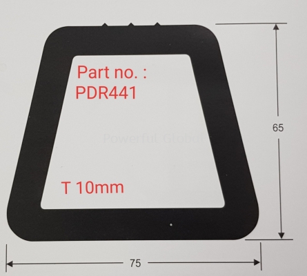 D Fender Docking Rubber PDR441