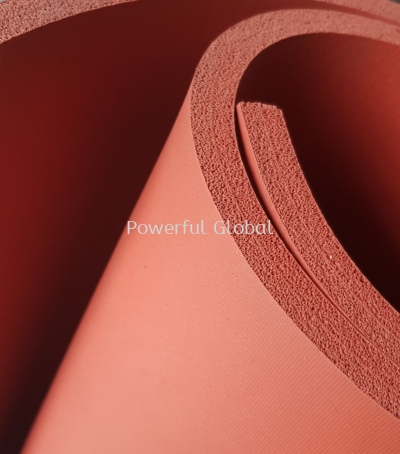 Silicone Sponge Red Sheet