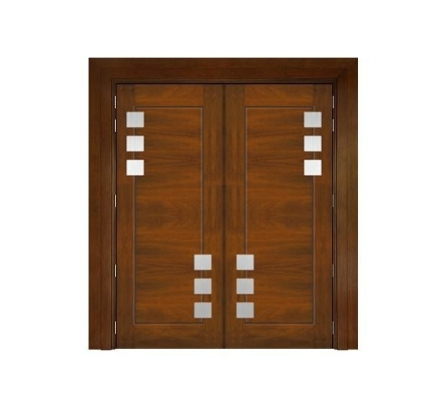 Solid Wooden Main Door USA-13