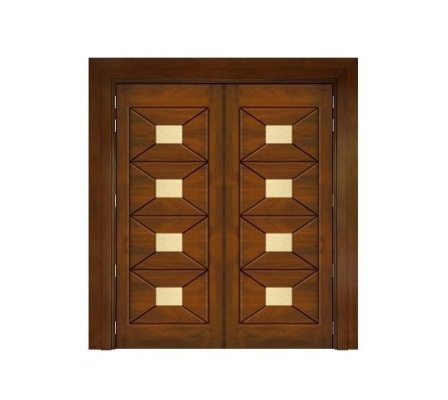 Solid Wooden Main Door USA-14