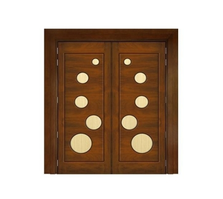 Solid Wooden Main Door USA-19