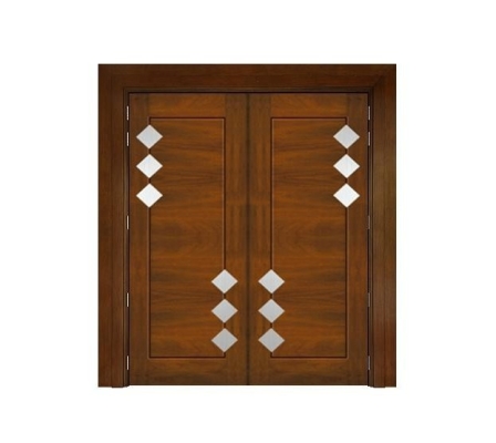 Solid Wooden Main Door USA-11