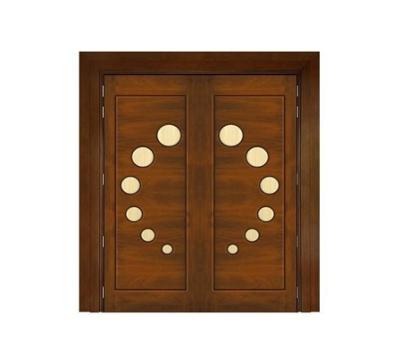 Solid Wooden Main Door USA-05