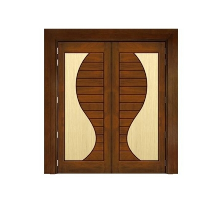 Solid Wooden Main Door USA-15