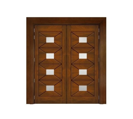 Solid Wooden Main Door USA-22