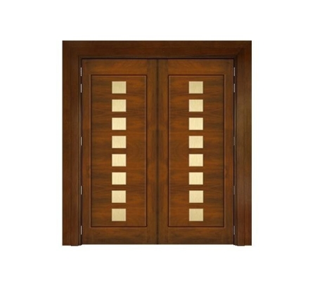 Solid Wooden Main Door USA-20