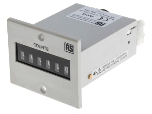  896-7009 - RS PRO Impulse Counter Counter, 6 Digit, 10Hz, 110 V dc