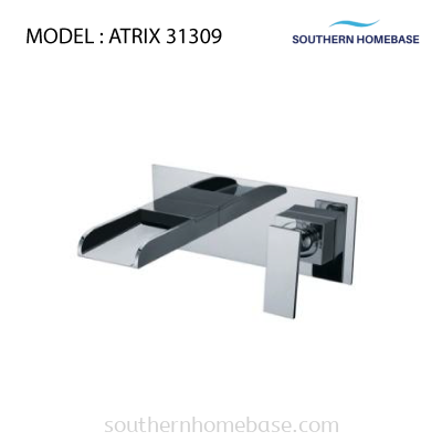 BATHROOM BASIN TAP WALL CONCEALED WASH BASIN MIXER ELITE ATRIX 31309