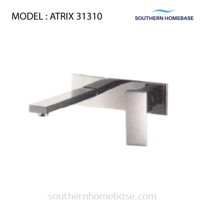 BATHROOM BASIN TAP WALL CONCEALED WASH BASIN MIXER ELITE ATRIX 31310