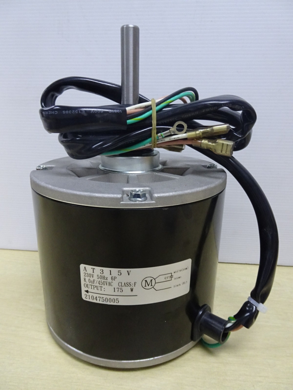 AT315V (HAT315) 6P 175W (230V/50HZ) (W/O 8.0UF CAP. 450V) CONDENSING FAN MOTOR-(38VTA040/050/060)