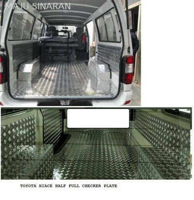 PERMASANGAN CHECKER PLATE HALF FULL TOYOTA HIACE 