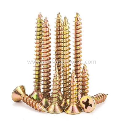 Chipboard Screw Zinc Yellow