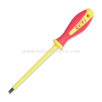 Insulated Slotted Screw Driver (Red & Yellow)
