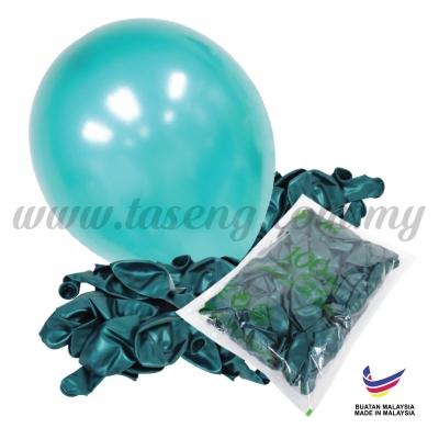12inch Metallic Balloon - Emerald Green 100pcs (B-MR12-872P)