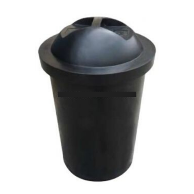 PB65 Polythylene Round Bin with Top Cover