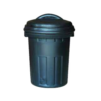 PB65 Polythylene Round Bin with Top Cover (S)65