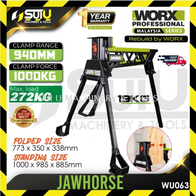 WORX WU063 1 Ton Professional Portable Clamping Work Station / Jawhorse