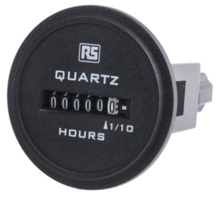 896-6942 - RS PRO Hour Meter Counter, 6 Digit, 50Hz, 4  30 V ac/dc