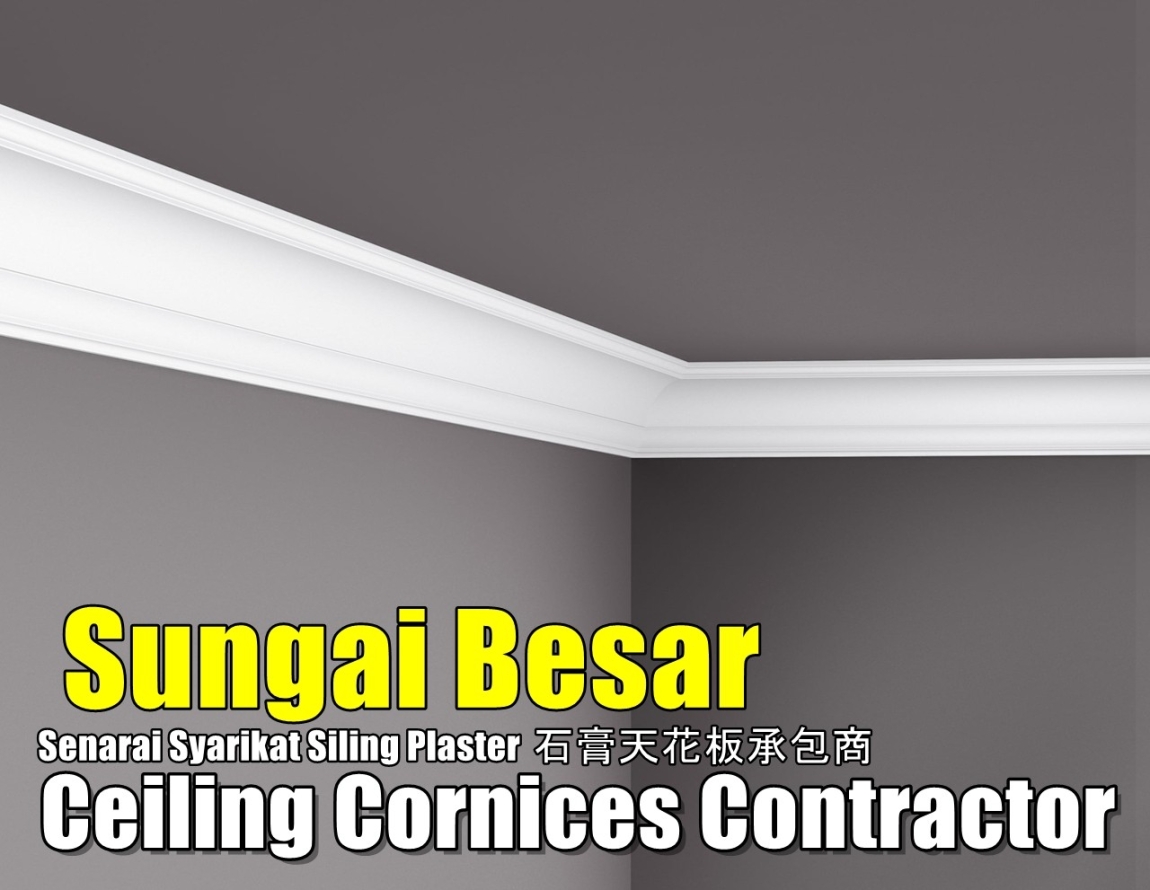 Siling  Cornice Sungai Besar Selangor / Kuala Lumpur / Klang Siling Kapur Senarai Pedagang