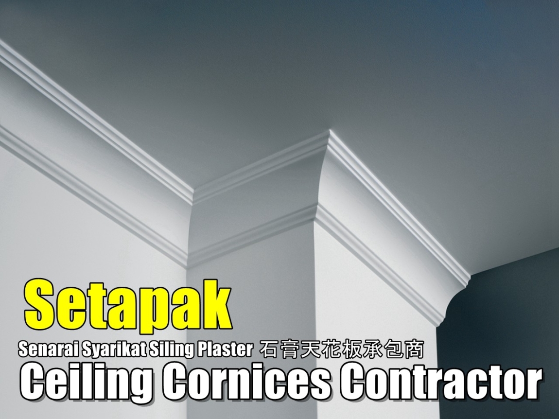 Siling Cornice Setapak Selangor / Kuala Lumpur / Klang Siling Kapur Senarai Pedagang